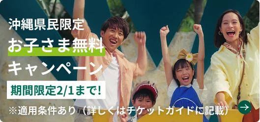 沖縄県民限定お子さま無料キャンペーン
