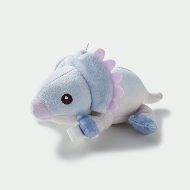 肩乗りぬいぐるみ パキリノサウルス 1