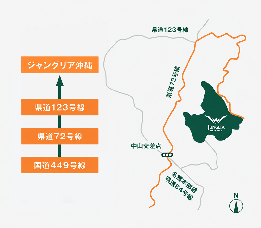 バスでご来場の際の推奨ルート